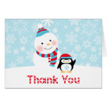Winter ONEderland Birthday | Thank You Folded Note Card