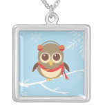 Winter Owl Necklace