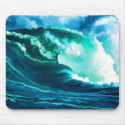 Winter Pacific Surf Oil Painting mousepads