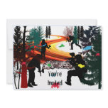 Winter Paintball in the Woods