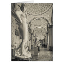 Winter Palace, Hermitage Museum, statue gallery 2 Card