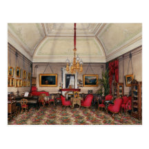 Winter Palace Interiors Postcard