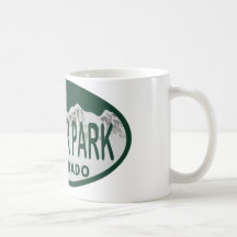 Winter Park license oval Mugs