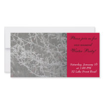 Winter Party Invitation Picture Card