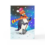 Winter Penguin cards