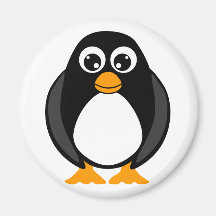 Winter Penguin Fridge Magnets