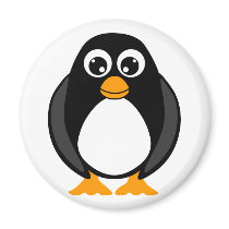 Winter Penguin Fridge Magnets