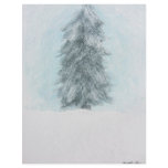 Winter Pine Tree - Acrylic Painting flyers