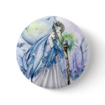 Winter Queen Button Pin