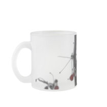 Winter Red Berries, 4 Coffee Mugs
