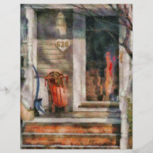 Winter - Rosebud and Shovel - Painted Full Colour Flyer