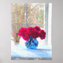 Winter Roses Art Poster