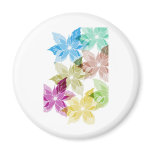winter roses magnets