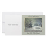 Winter Scene 3 Photo Card Template photo cards