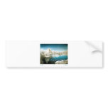Winter scene bumper stickers