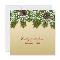 Winter Scene Wedding Invitations