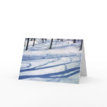 Winter Shadows Greeting Card