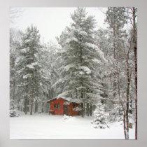 Winter Shed Poster