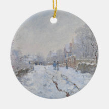 Winter Snow at Argeteuil Christmas Tree Ornaments