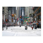 Winter Snow Storm New York City 12/26/10 Post Card