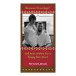Winter Snowflake Holiday  Family PhotoCard Personalized Photo Card
