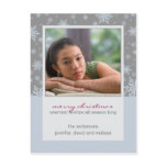 Winter Snowflakes :: Christmas Photo Postcard