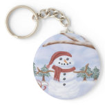 Winter Snowman Key Chain keychains