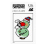 Winter snowman stamp