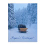 Winter snowy greetings! post cards