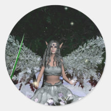 Winter Solstice Round Sticker