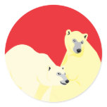 Winter Soul Red Sticker