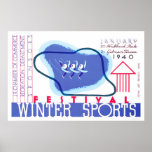 Winter Sports Festival 1940 WPA posters
