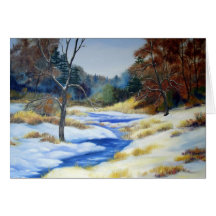 Winter Stream Card