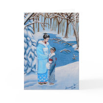 "Winter Stroll" Card