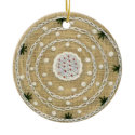 Winter /  Summer Mandala Ornament