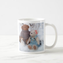 Winter Teddy Couple Mug