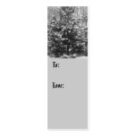 Winter Tree Love Gift Tag Business Card Templates