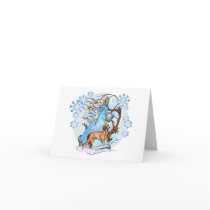 Winter Walk Note Card