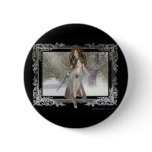 Winter Warrior Elf Design Button