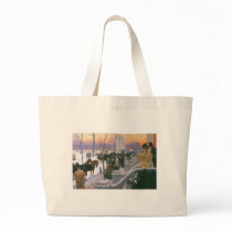 Winter Wedding in Washington Square c. 1897 Tote Bags