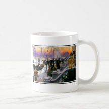 Winter Wedding In Washington Square Coffee Mugs