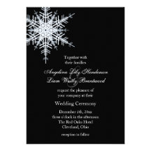 Winter Wedding Invitation