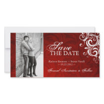 Winter Wedding - Photo Save The Date Invitation