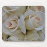 Winter White Roses ~ Mousepad