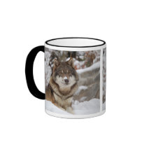 Winter Wolf Mugs