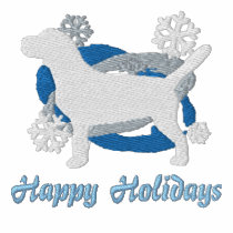 Winter Wonderland Beagle Embroidered Shirt