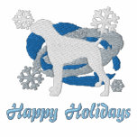 Winter Wonderland Boxer Embroidered Shirt (Long) embroidered shirts