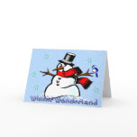Winter Wonderland Snowman cards