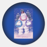 Winter Wonderland Snowman Sticker