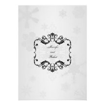 Winter Wonderland Wedding Invitation